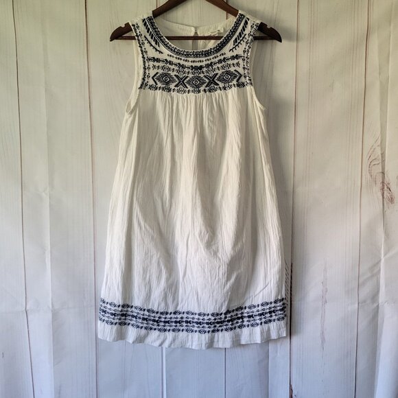 beachlunchlounge Dresses & Skirts - BeachLunchLounge Mini Sun Dress, XS, White, Lined Casual Beach/Summer Dress, EUC